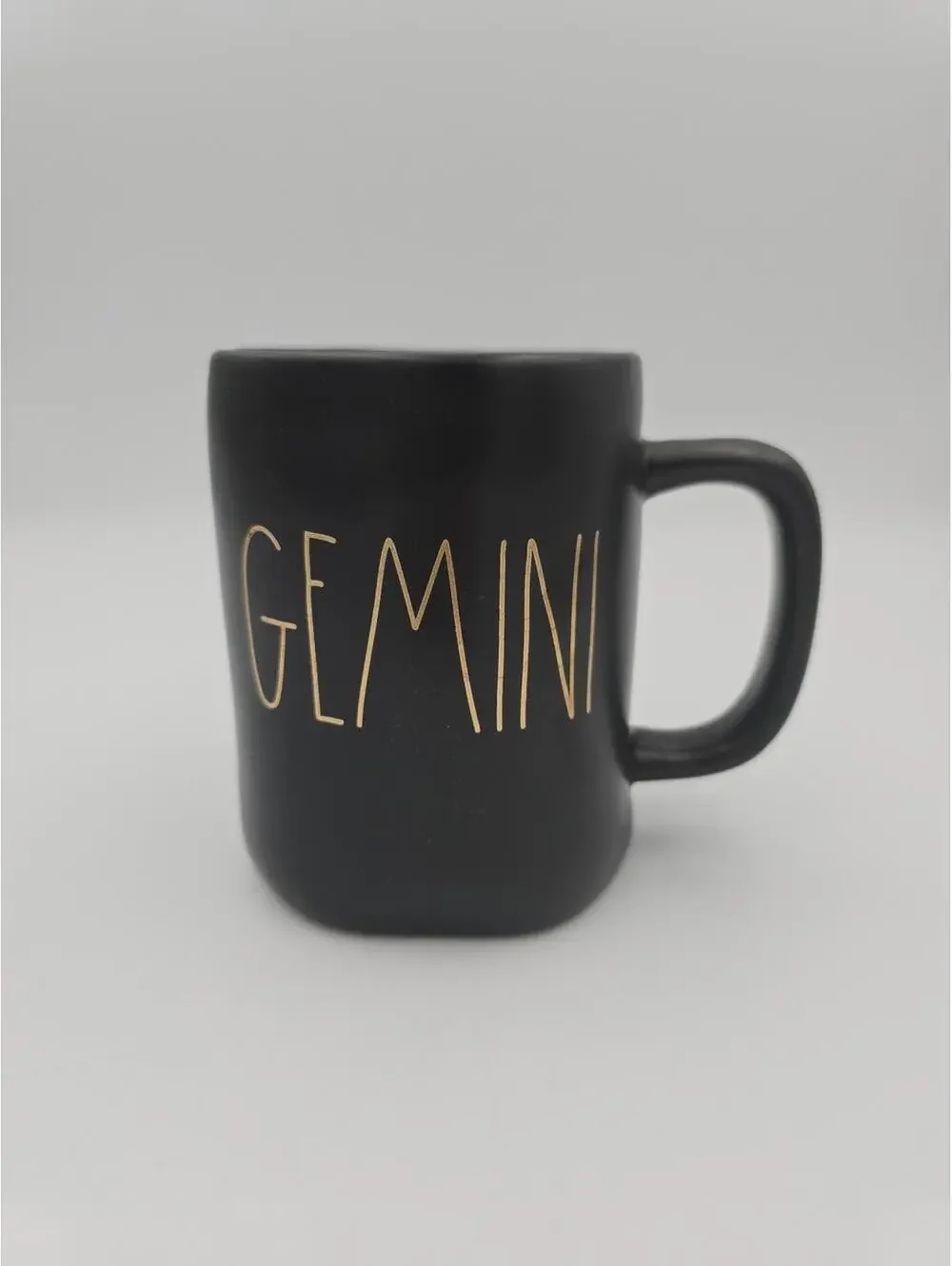 Rae Dunn Black Gemini Zodiac Sign Mug